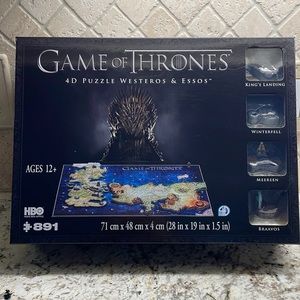 Game of Thrones 4D Puzzle of Westeros & Essos